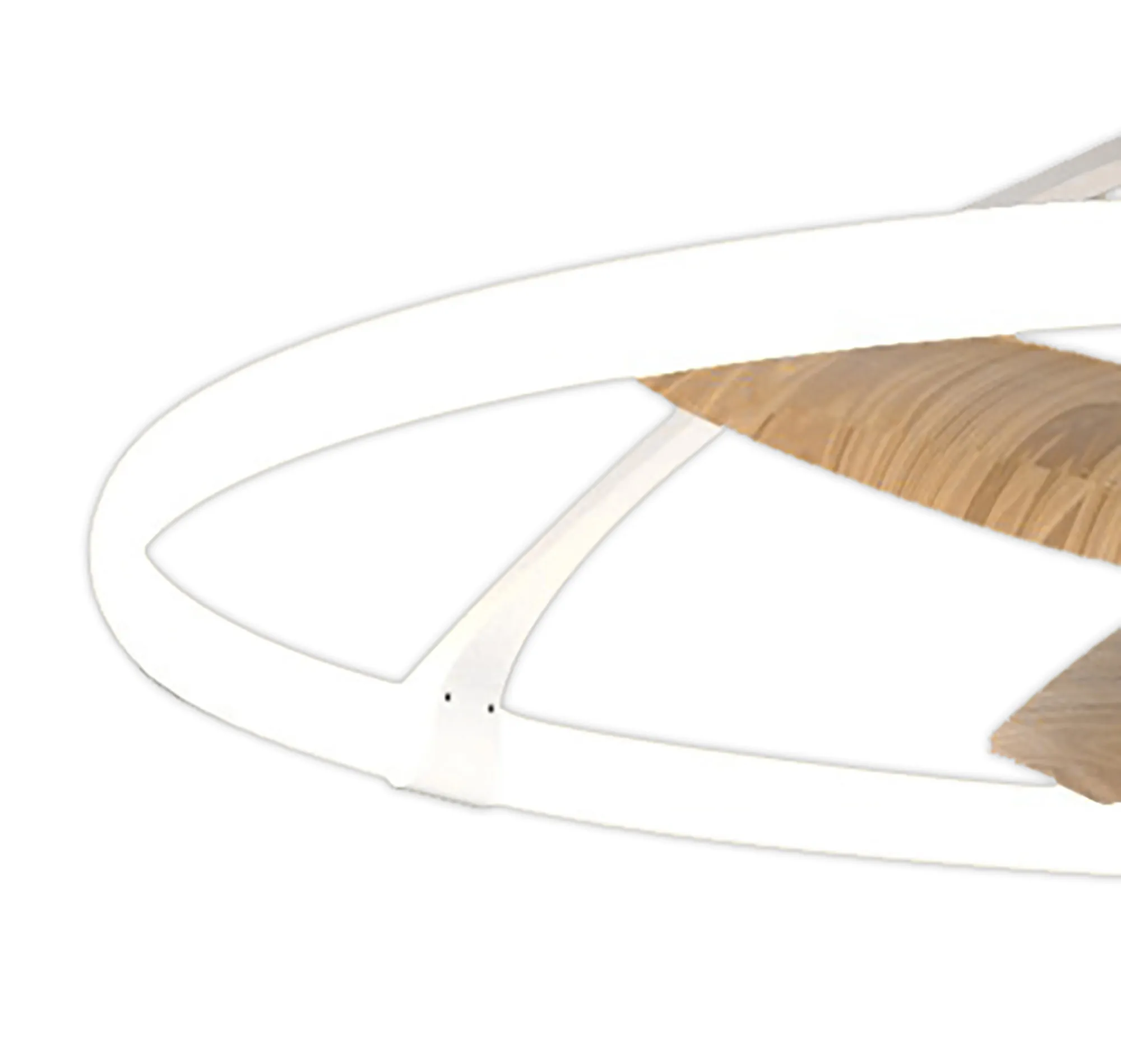 Nepal 75W LED Dimmable Ceiling Light & Fan, Remote / APP / Voice Controlled White M7532  Mantra Nepal